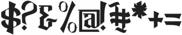 Biqabygoku Regular otf (400) Font OTHER CHARS
