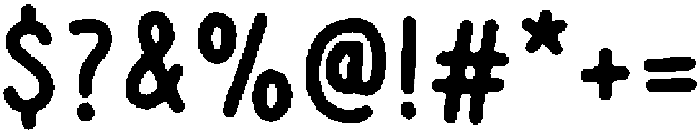 Bird Punch Regular otf (400) Font OTHER CHARS
