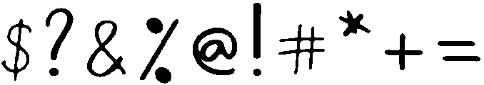 Bird house otf (400) Font OTHER CHARS