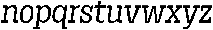 Birdwood Italic ttf (400) Font LOWERCASE