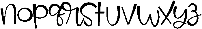 Birdy otf (400) Font LOWERCASE