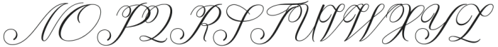 Birmigham Script Regular otf (400) Font UPPERCASE