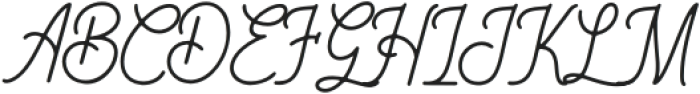 Birmingham Paradise otf (400) Font UPPERCASE