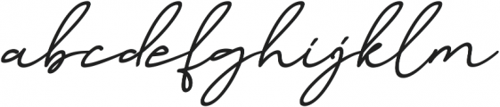 Birmingham Signature ttf (400) Font LOWERCASE