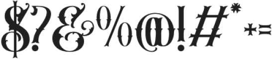 Birstein-Regular otf (400) Font OTHER CHARS