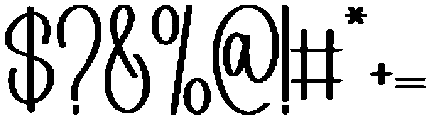 Birthday April Regular otf (400) Font OTHER CHARS