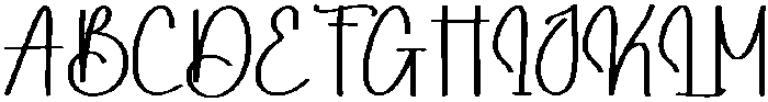 Birthday April Regular otf (400) Font UPPERCASE