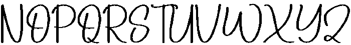 Birthday April Regular otf (400) Font UPPERCASE
