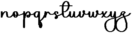 Birthday April Regular otf (400) Font LOWERCASE