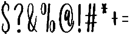 Birthday Classic Regular otf (400) Font OTHER CHARS