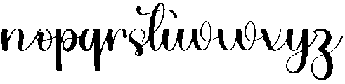 Birthday Classic Regular otf (400) Font LOWERCASE