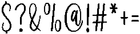 Birthday Gift Regular otf (400) Font OTHER CHARS