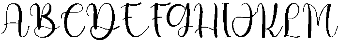 Birthday Gift Regular otf (400) Font UPPERCASE