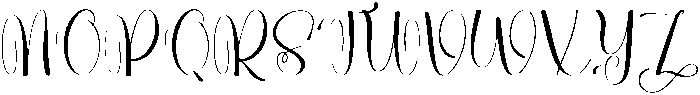 Birthday Majesty Regular otf (400) Font UPPERCASE
