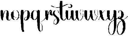 Birthday Party Regular otf (400) Font LOWERCASE
