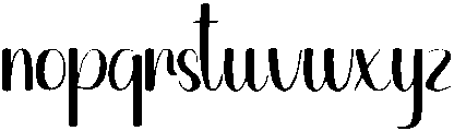 Birthday Party Regular otf (400) Font LOWERCASE