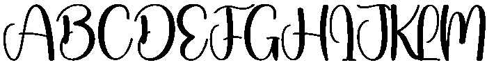 Birthday Regular otf (400) Font UPPERCASE