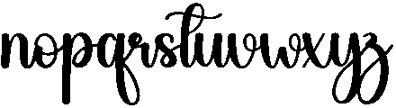 Birthday Regular otf (400) Font LOWERCASE