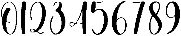 Birthday Regular otf (400) Font OTHER CHARS