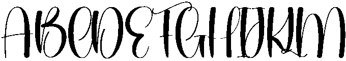 Birthday Regular otf (400) Font UPPERCASE