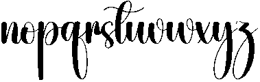 Birthday Regular otf (400) Font LOWERCASE
