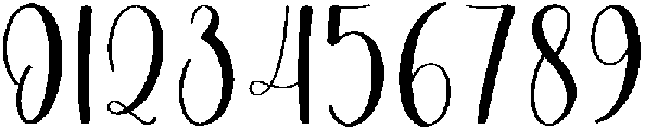 Birthday Regular otf (400) Font OTHER CHARS