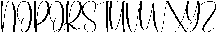 Birthday Regular otf (400) Font UPPERCASE