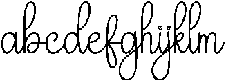 Birthday Regular otf (400) Font LOWERCASE