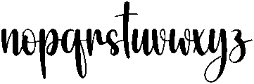 Birthday Regular otf (400) Font LOWERCASE
