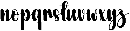 Birthday Regular otf (400) Font LOWERCASE