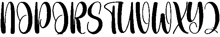 Birthday Regular otf (400) Font UPPERCASE