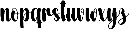 Birthday Regular otf (400) Font LOWERCASE