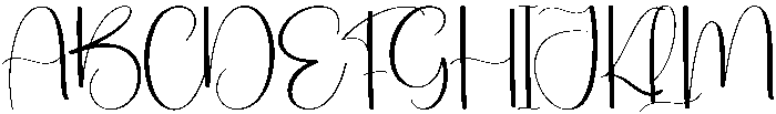 Birthday Regular otf (400) Font UPPERCASE