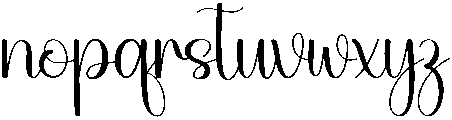 Birthday Regular otf (400) Font LOWERCASE