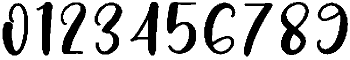 Birthday Regular otf (400) Font OTHER CHARS