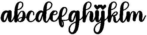 Birthday Regular otf (400) Font LOWERCASE