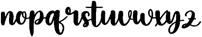 Birthday Regular otf (400) Font LOWERCASE
