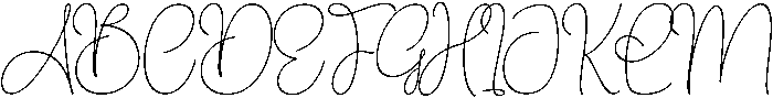 Birthday Regular otf (400) Font UPPERCASE