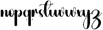Birthday Regular otf (400) Font LOWERCASE