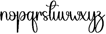 Birthday Regular otf (400) Font LOWERCASE