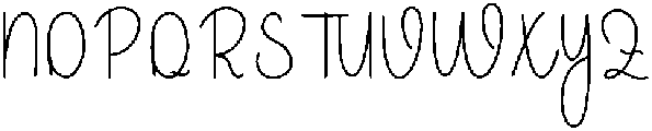Birthday Regular otf (400) Font UPPERCASE