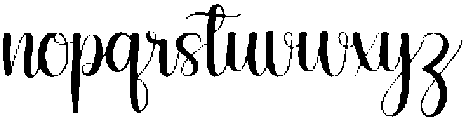 Birthday Regular otf (400) Font LOWERCASE