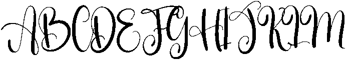 Birthday Regular otf (400) Font UPPERCASE