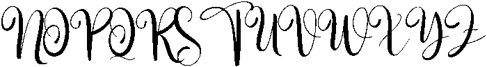 Birthday Regular otf (400) Font UPPERCASE