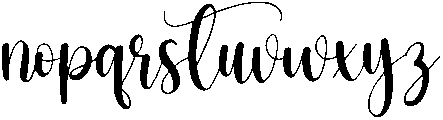 Birthday Regular otf (400) Font LOWERCASE