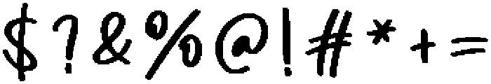 Birthday Regular otf (400) Font OTHER CHARS