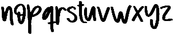 Birthday Regular otf (400) Font LOWERCASE