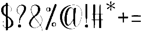 Birthday Regular otf (400) Font OTHER CHARS