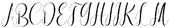 Birthday Regular otf (400) Font UPPERCASE