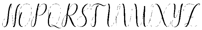 Birthday Regular otf (400) Font UPPERCASE